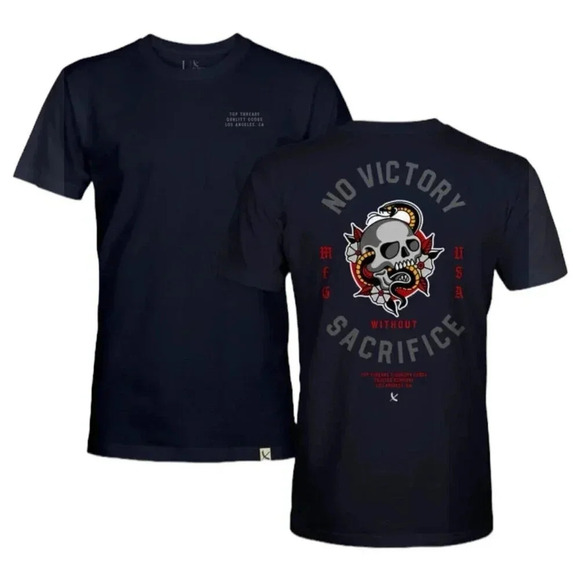 Top Threads No Victory Tee Black Premium T-Shirt 100% Cotton Size X-Large - Picture 1 of 8